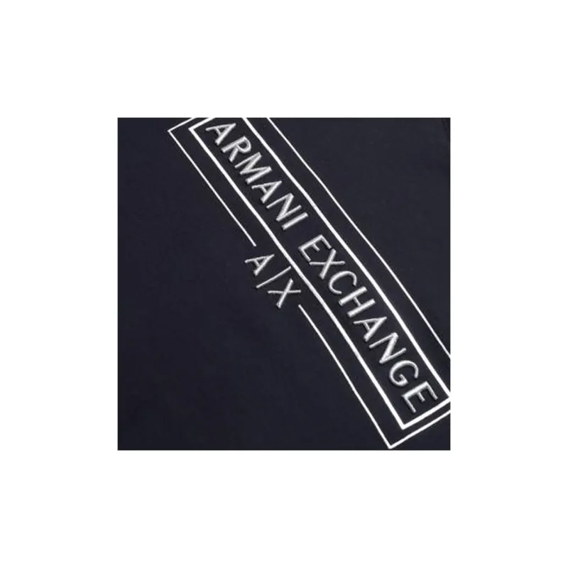 ARMANI EXCHANGE T Shirts Men Dark Marine Blue-2