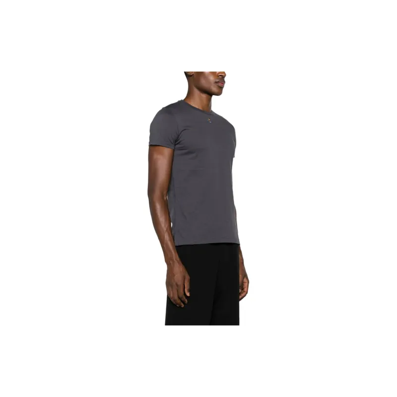 Vivienne Westwood Orb Logo embroidered Cotton T shirt-3