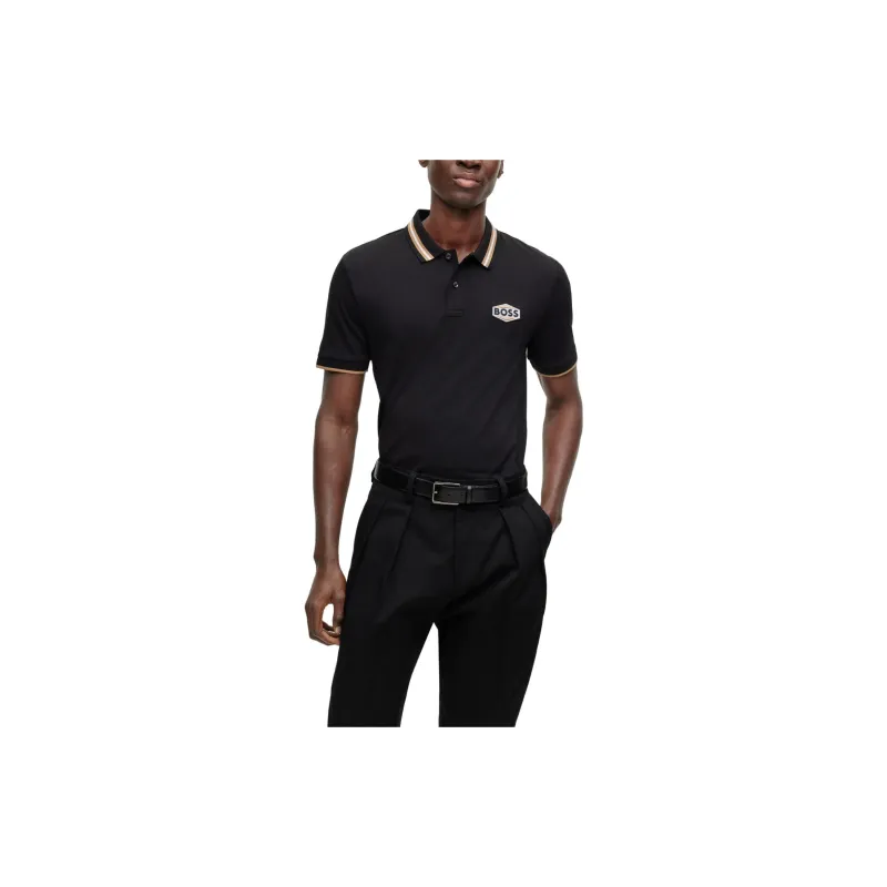HUGO BOSS Polo Shirts Men Black-1