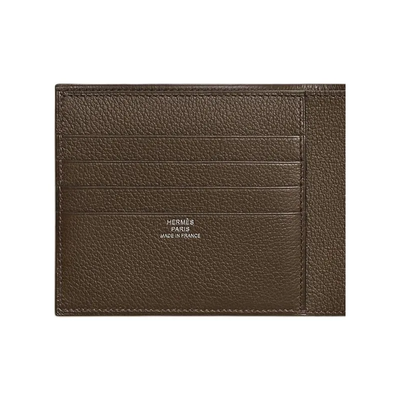 HERMES MC² COPERNIC Evercolor Calfskin Wallet Men's 4C Ecorce Bark Color-2