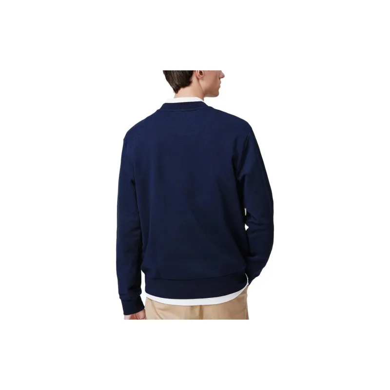 LACOSTE Sweatshirts Men Navy Blue-3
