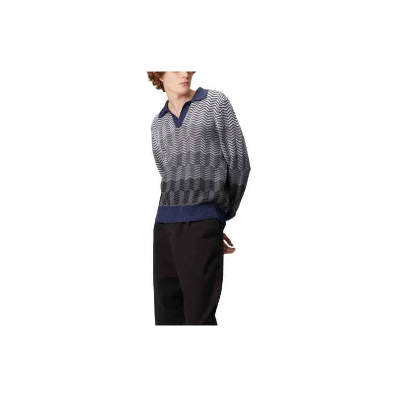 MISSONI Zigzag Virgin wool Polo Shirt-2