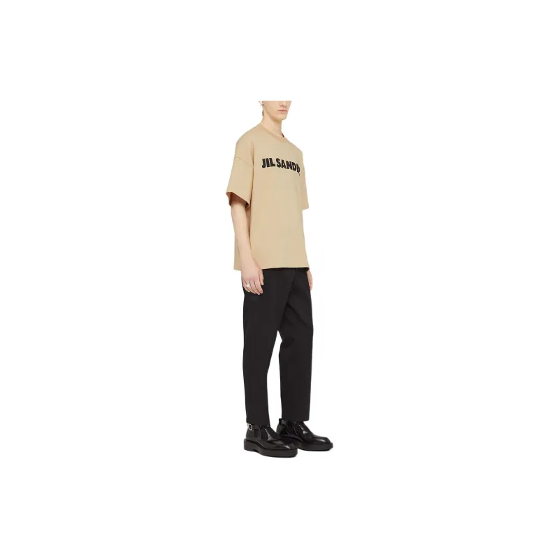 JIL SANDER Logo Printed Crewneck T Shirt-3