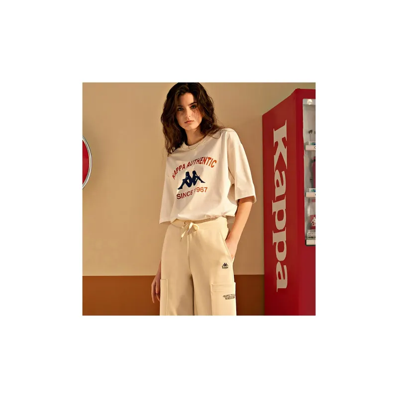 Kappa 1916 Series T Shirt Unisex Korean White-2