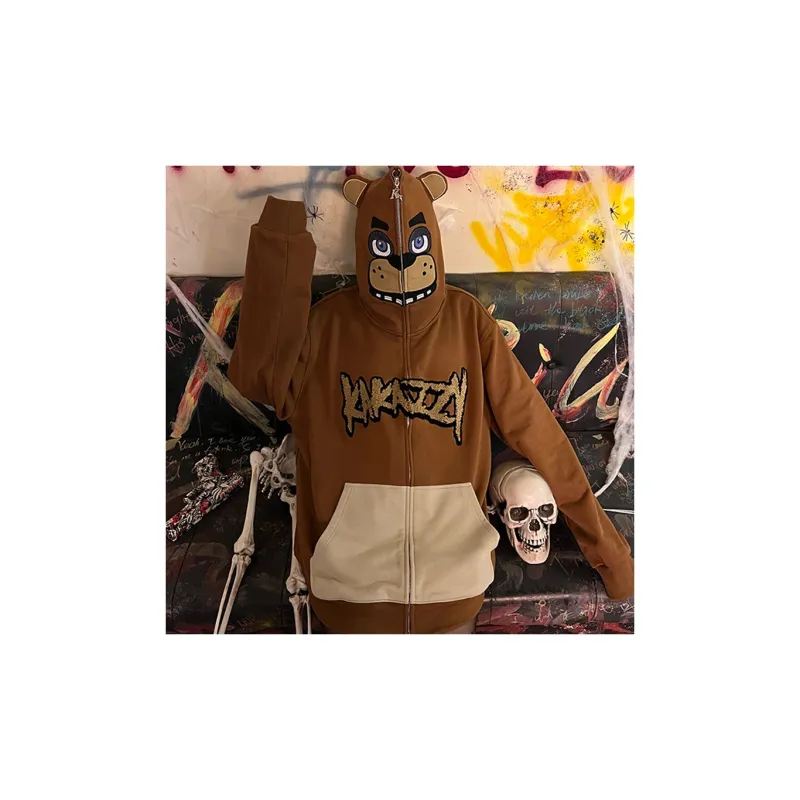 KAKAZZY Sweatshirt Unisex Brown-6