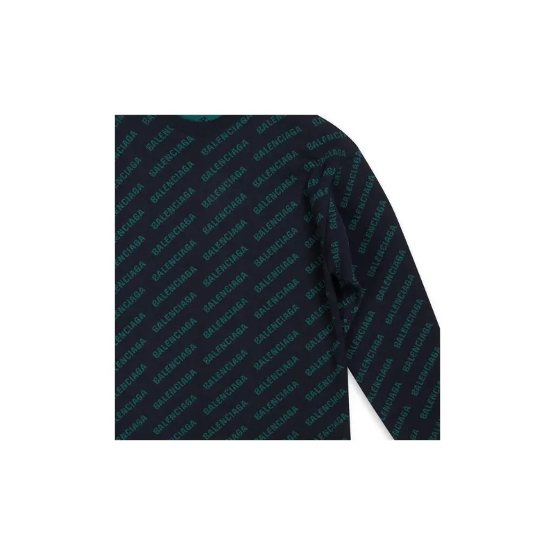Balenciaga Sweaters Men Dark Blue-5