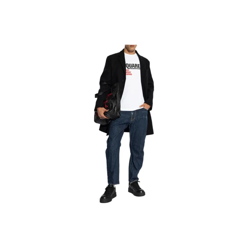 DSQUARED 2 Distressed Straight Leg Jeans-2