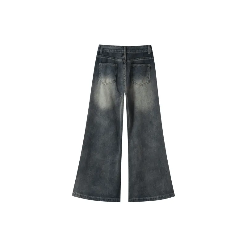 QISENYAR Jeans Unisex Wasteland Blue-1