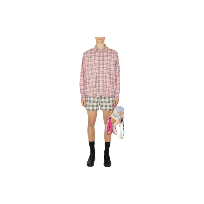 Acne Studios Checked Button Up Shirt-1
