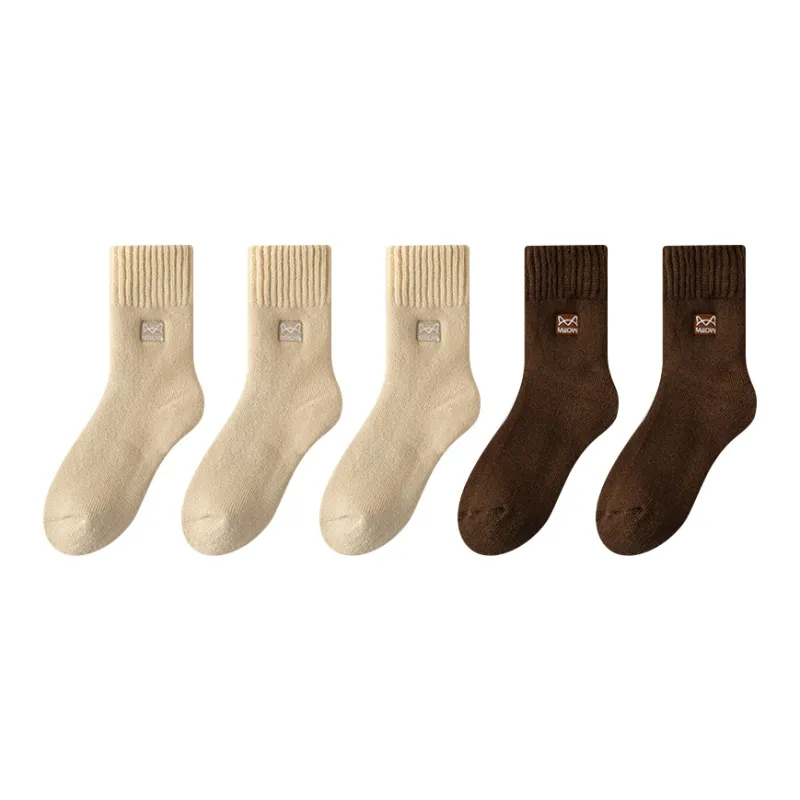 MIIOW Mid Calf Socks Unisex 5 Pack-7