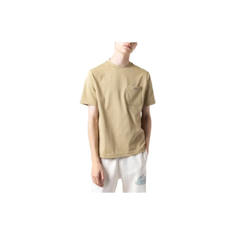 LACOSTE T Shirts Unisex Khaki-2