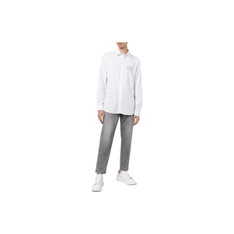 ARMANI EXCHANGEAE FW22 Shirt Men's White-1