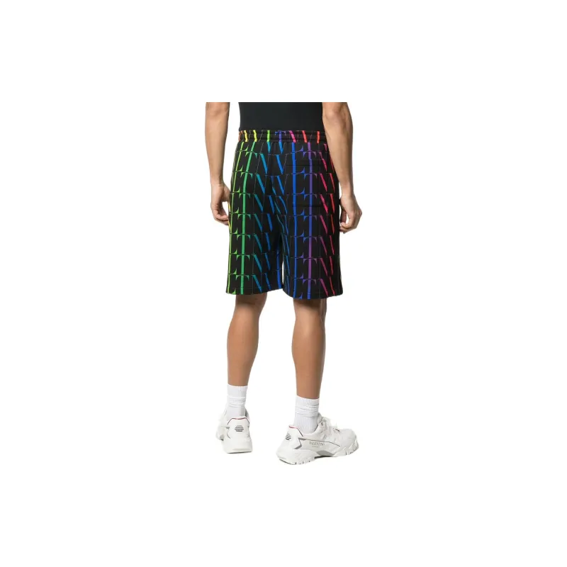 Valentino Casual Shorts Men Black-3