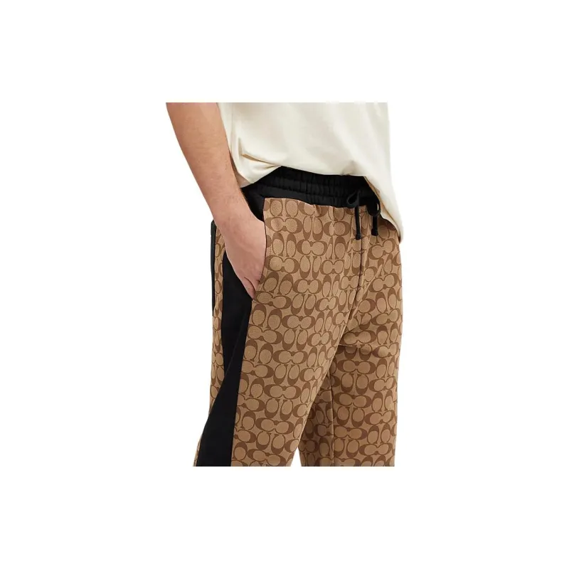 COACH SS24 Casual Pants Men's Khaki-3