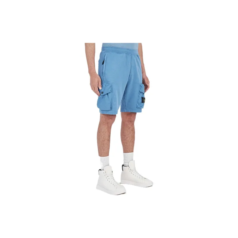 STONE ISLAND Sports Shorts Men Blue-4