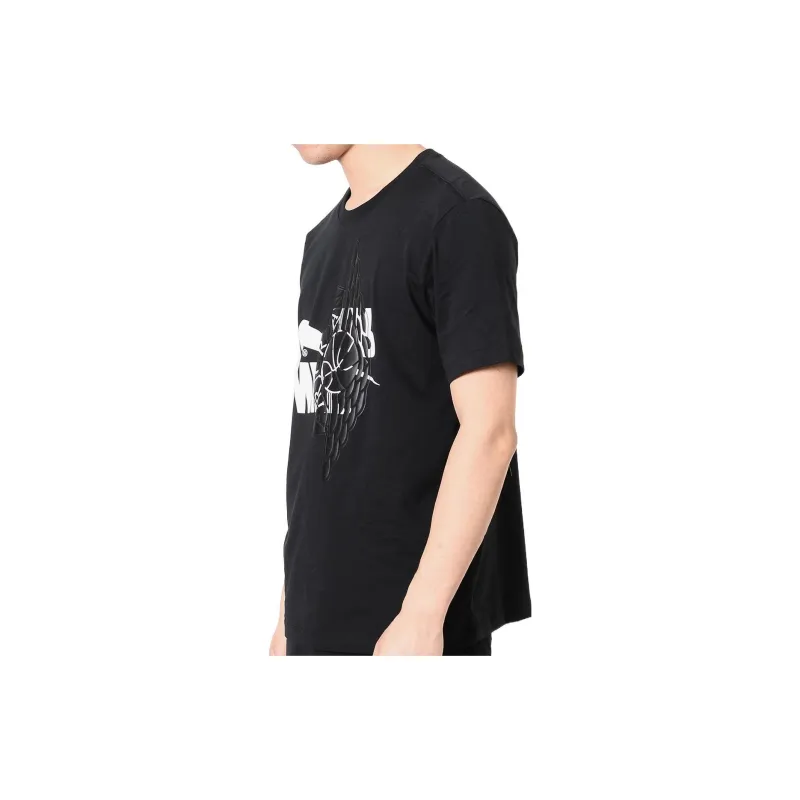 Jordan Futura Wings T Shirt Men's Black-3
