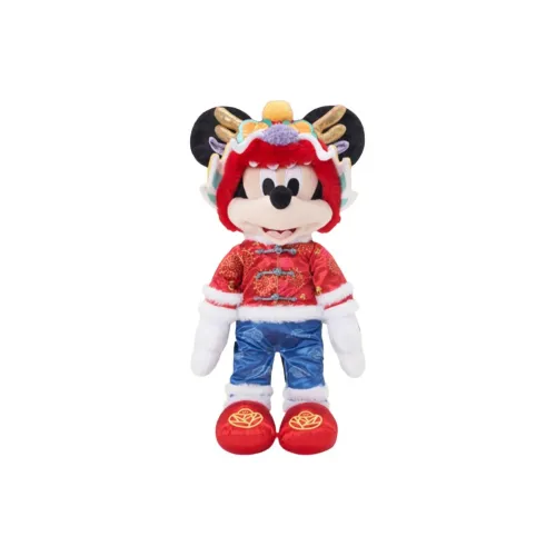 Disney Mickey tint 2024 New Year's Collection With Friends 15 Inch Mickey tint Dolls Plush Doll 27cm Height 15cm Long