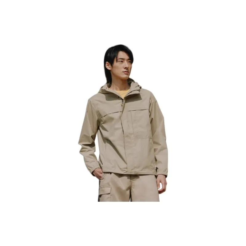 Timberland Waterproof And Windproof Windbreaker Jacket Men's Licorice Yellow-5