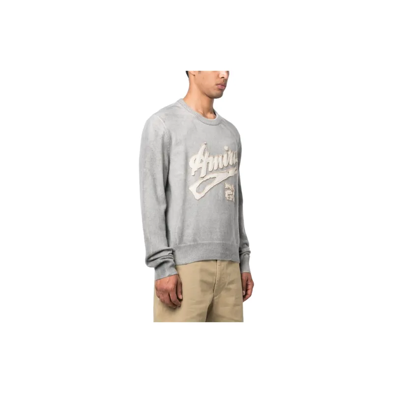 AMIRI 22 Spray Cashmere Crewneck-2