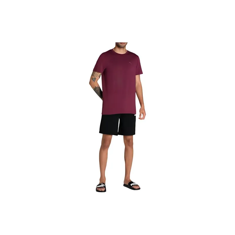 PUMA T-Shirts Men Burgundy-2