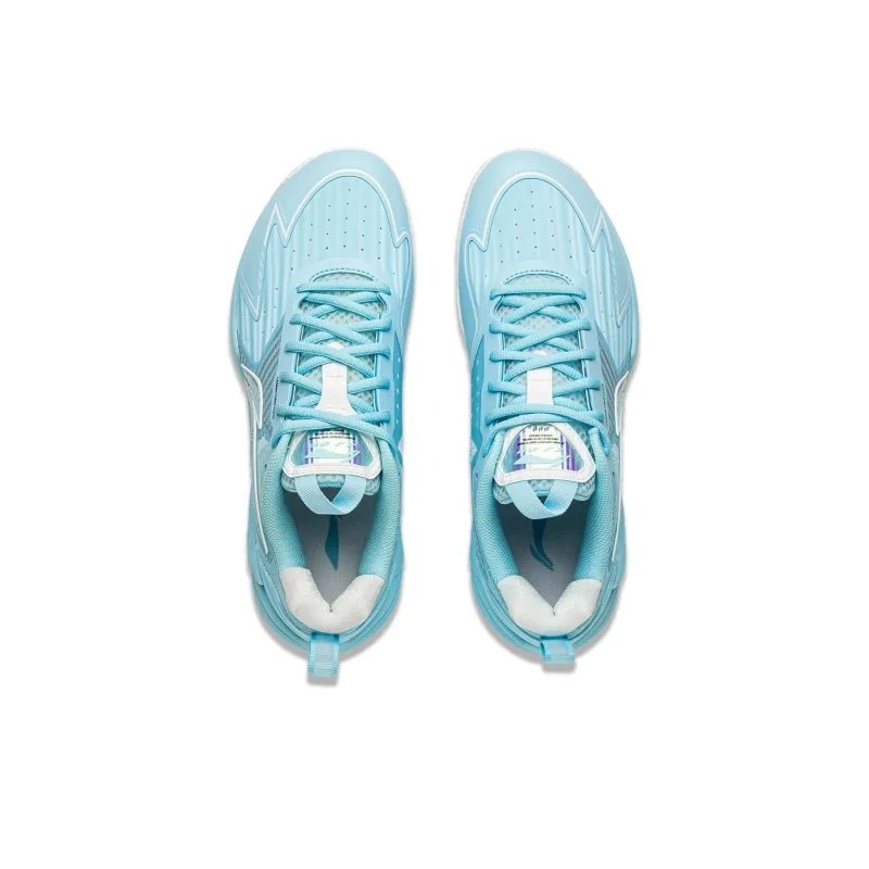 LiNing Anti-Slip Wear-Resistant Low-Top Badminton Shoes Unisex Blue-3
