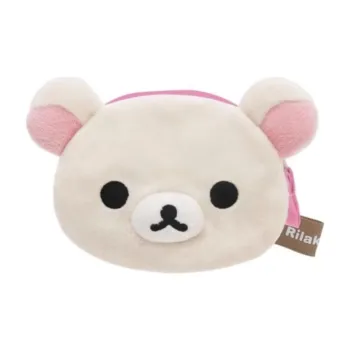 SAN X Bear Sister, Rilakkuma Face Coin Purse Storage Bag Dolls Plush Doll 9.5cm Height