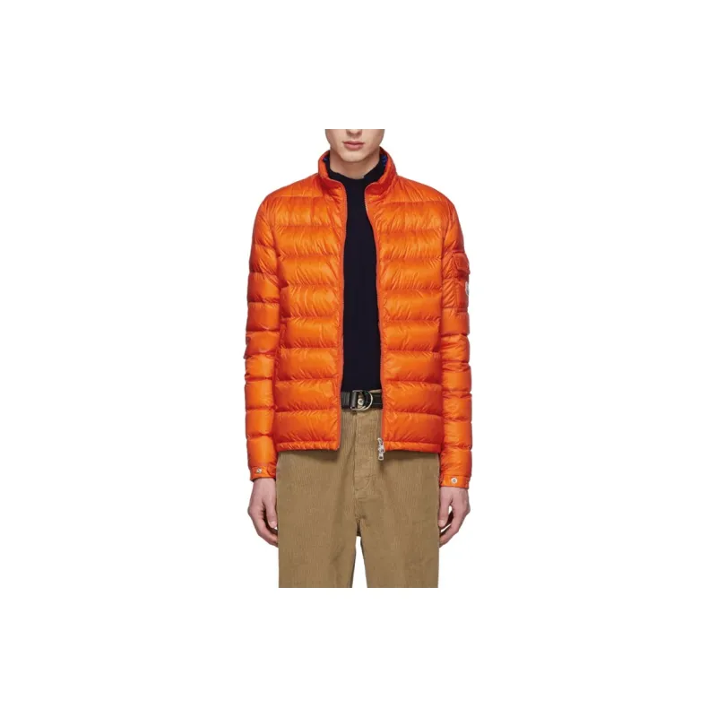 Moncler Down Jackets Men Orange-1