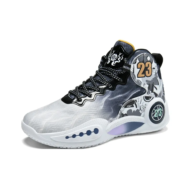 MUSNODO Shock Absorbers With Slip Resistant And Abrasion Resistant Properties High Top Basketball Shoes Unisex-6