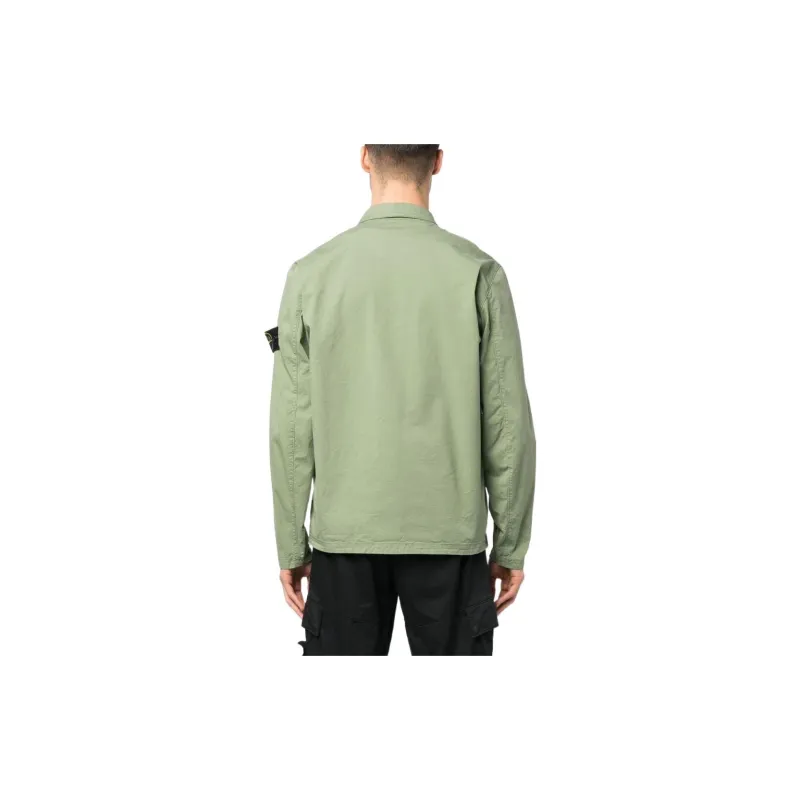 STONE ISLAND Jacket Men's Light Green-2