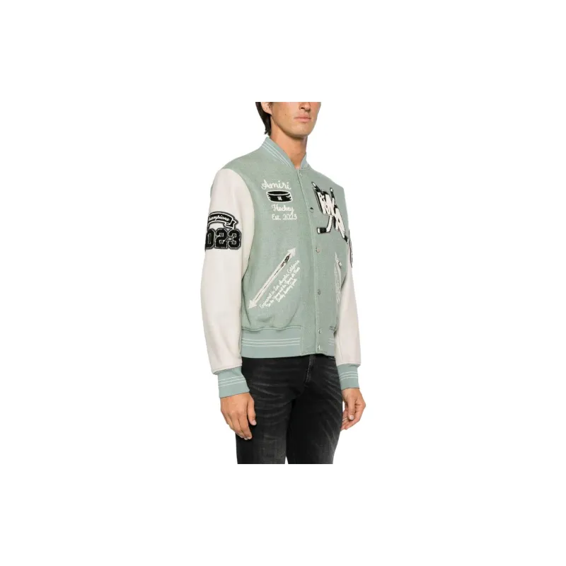 AMIRI Hockey Varsity Jacket-2