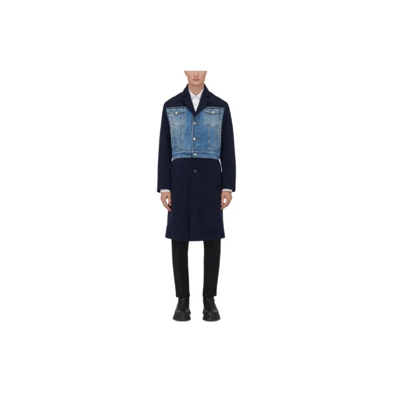 Alexander McQueen Hybrid Single breasted Coat-1