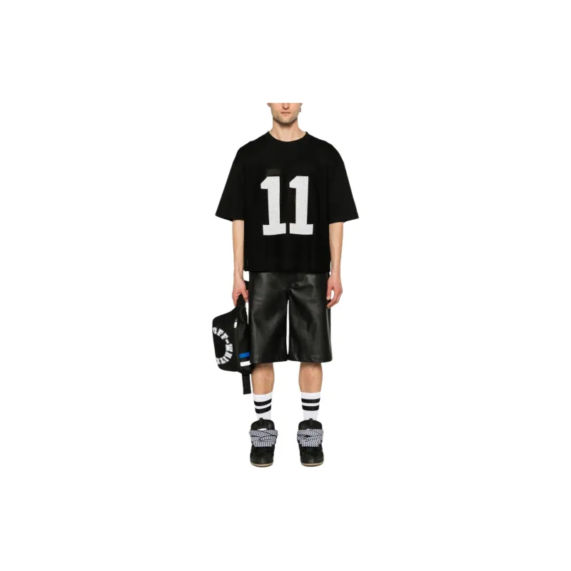 Lanvin Printed Baseball Tee-1