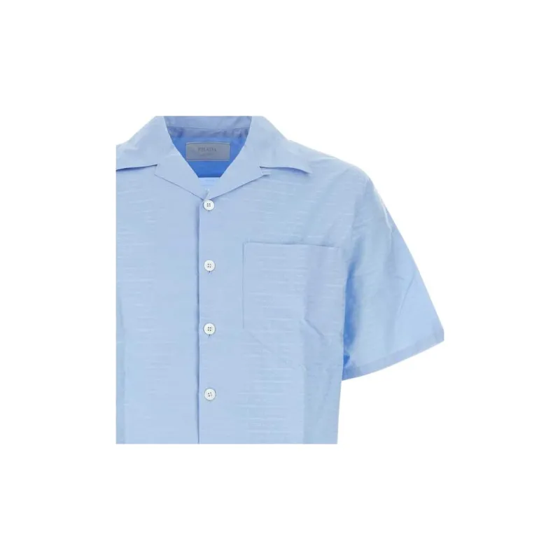 PRADA Short sleeved Cotton Shirt-4