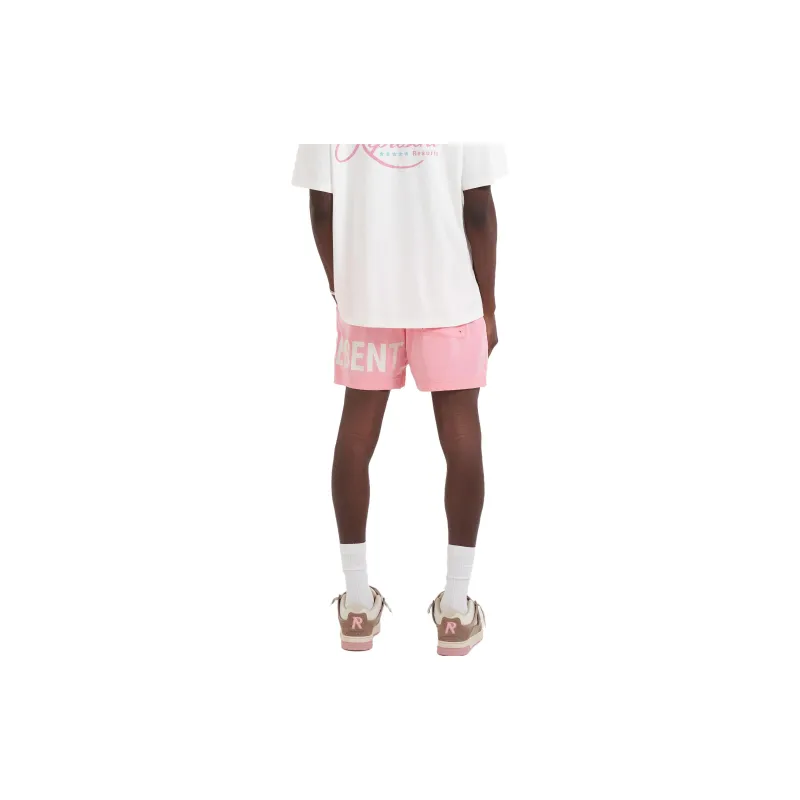 REPRESENT Logo-Printed Elastic Waist Swim Shorts-4
