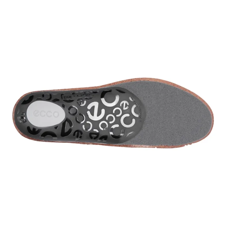Ecco Cow Leather Textile Insoles Unisex Brown-2