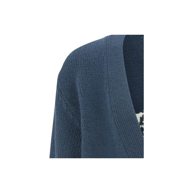 BALMAIN Knitwear Men Blue-2
