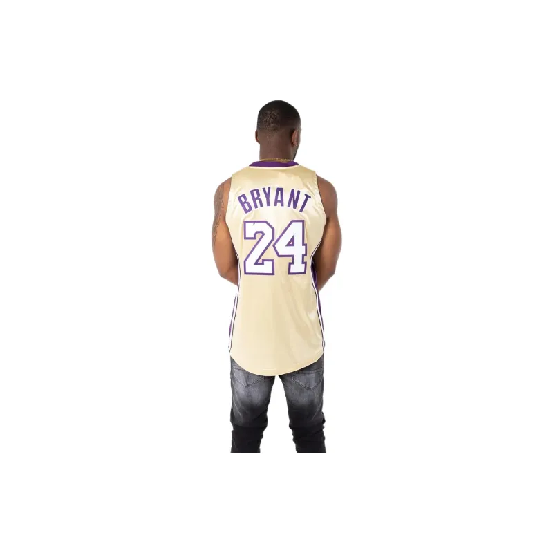 Mitchell & Ness Basketball Jersey Men's Gold-3