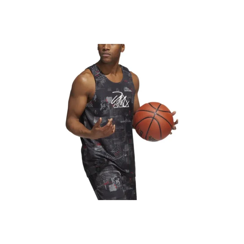 Adidas Tank Tops Men Black-4