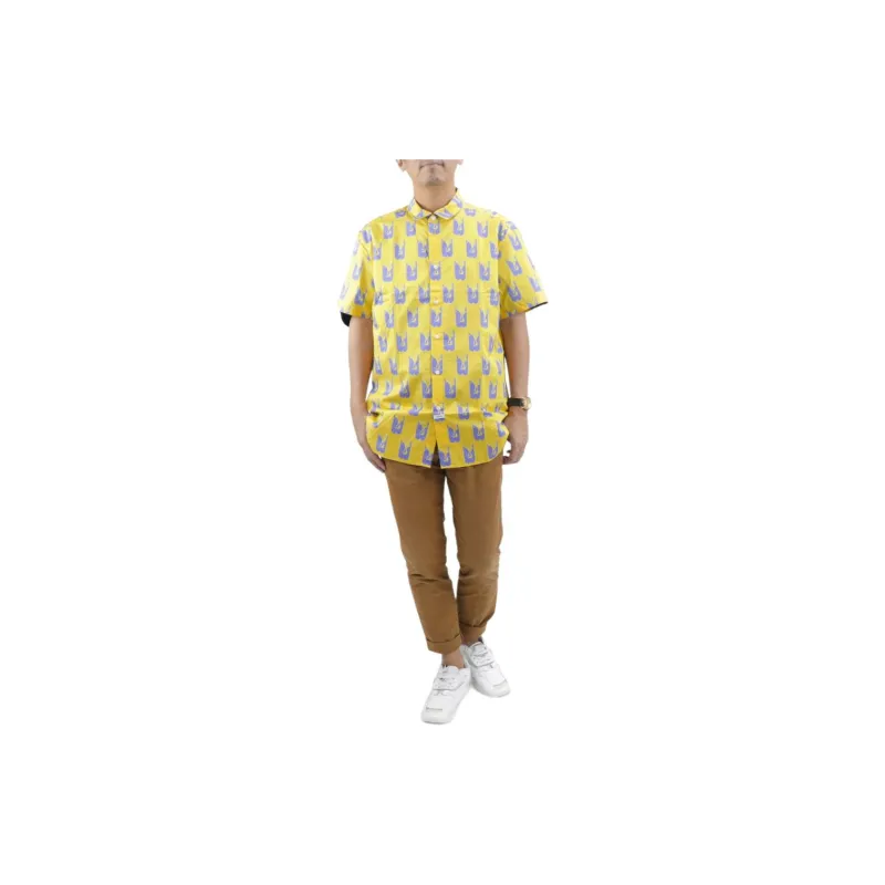 KENZO Shirts Men Yellow-2