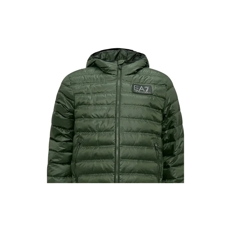 EMPORIO ARMANI EA7 Down Jackets Men Green-3