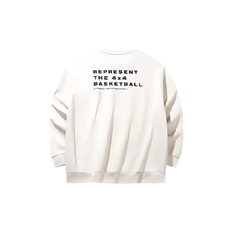 Anta Basketball Collection Sweatshirt Men's Muddy Sandy Gray-1