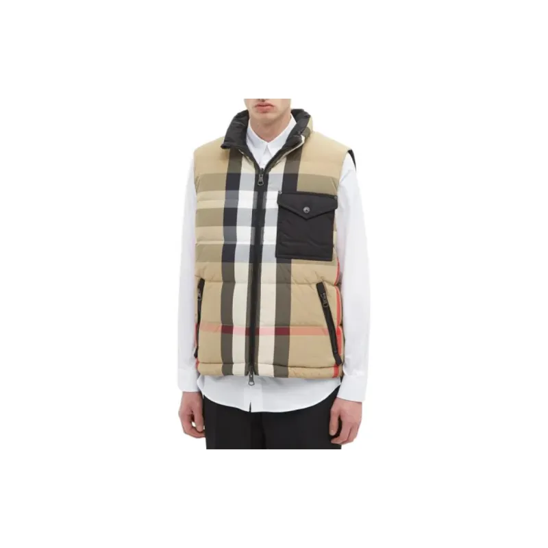 Burberry Reversible Check Puffer Gilet-1
