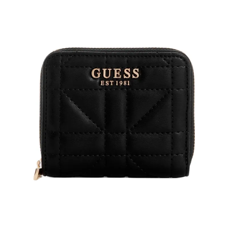 GUESS Artificial Leather Wallet Small Size Women's Black-0
