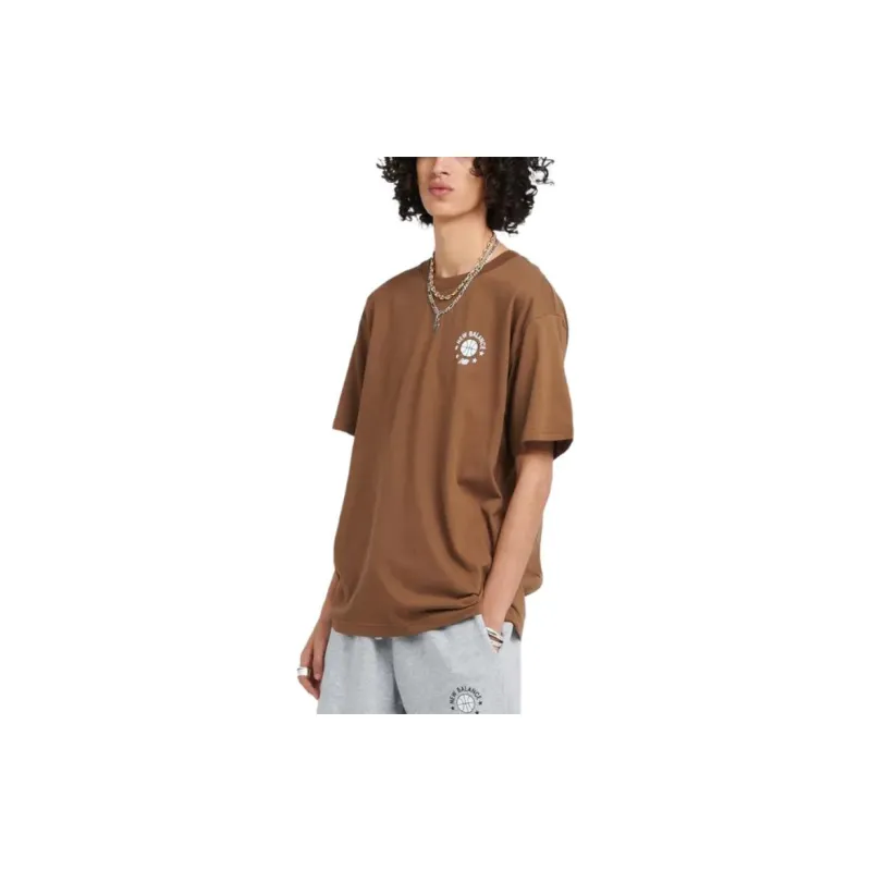 New Balance T Shirt Men's Brown-4