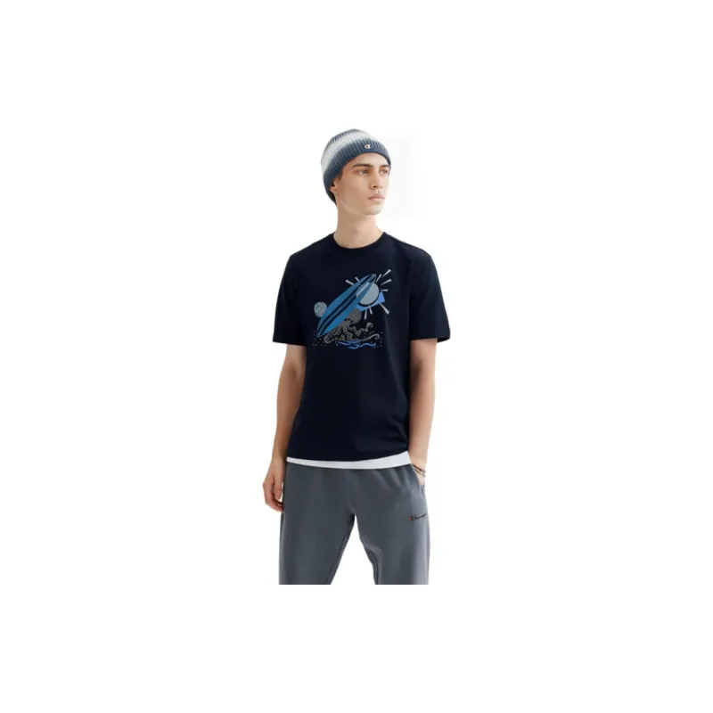 HERMES T Shirts Men Blue-7