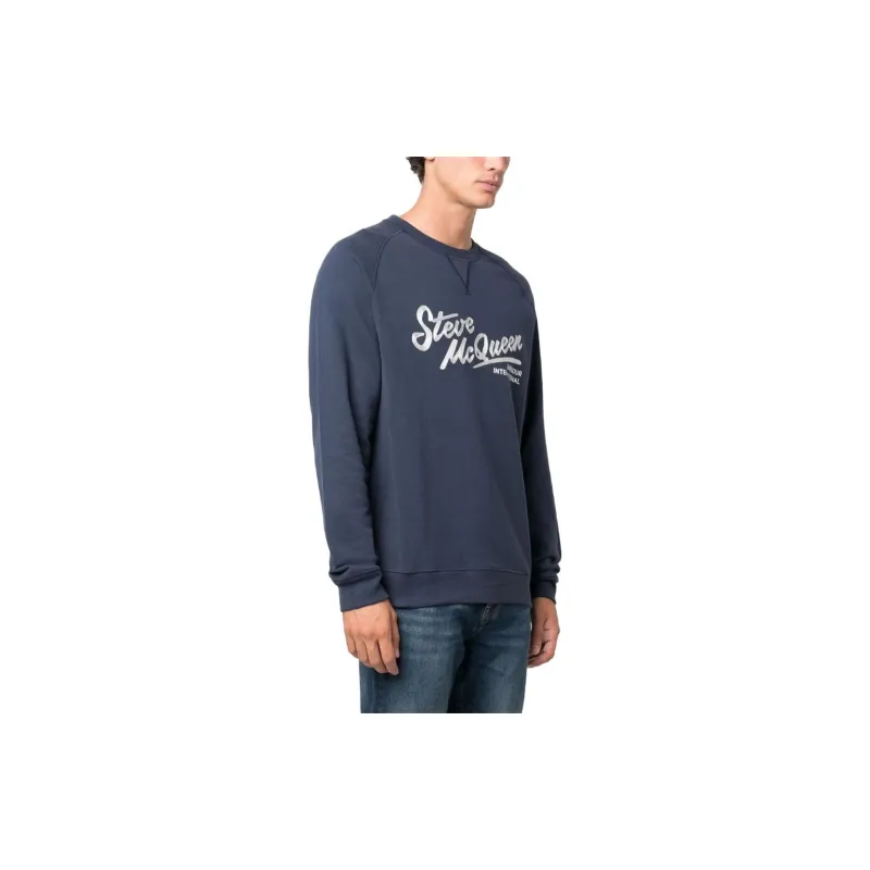 BARBOUR Logo-print Cotton Sweatshirt-4