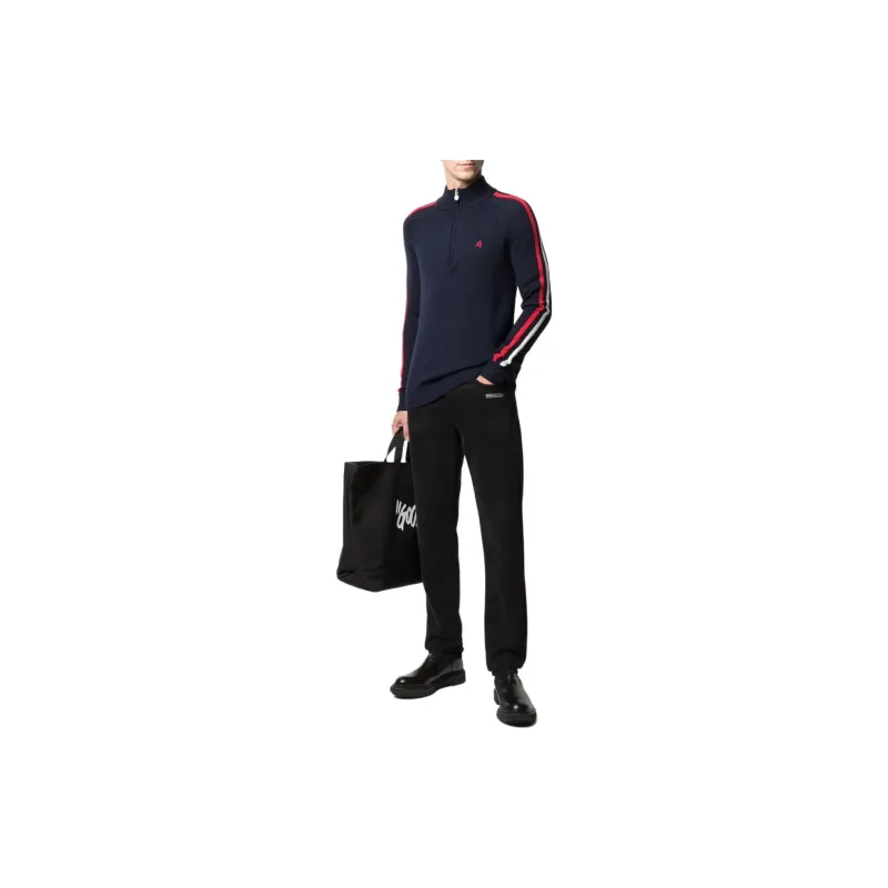 Perfect Moment Embroidered Logo Quarter Zip Sweater-5