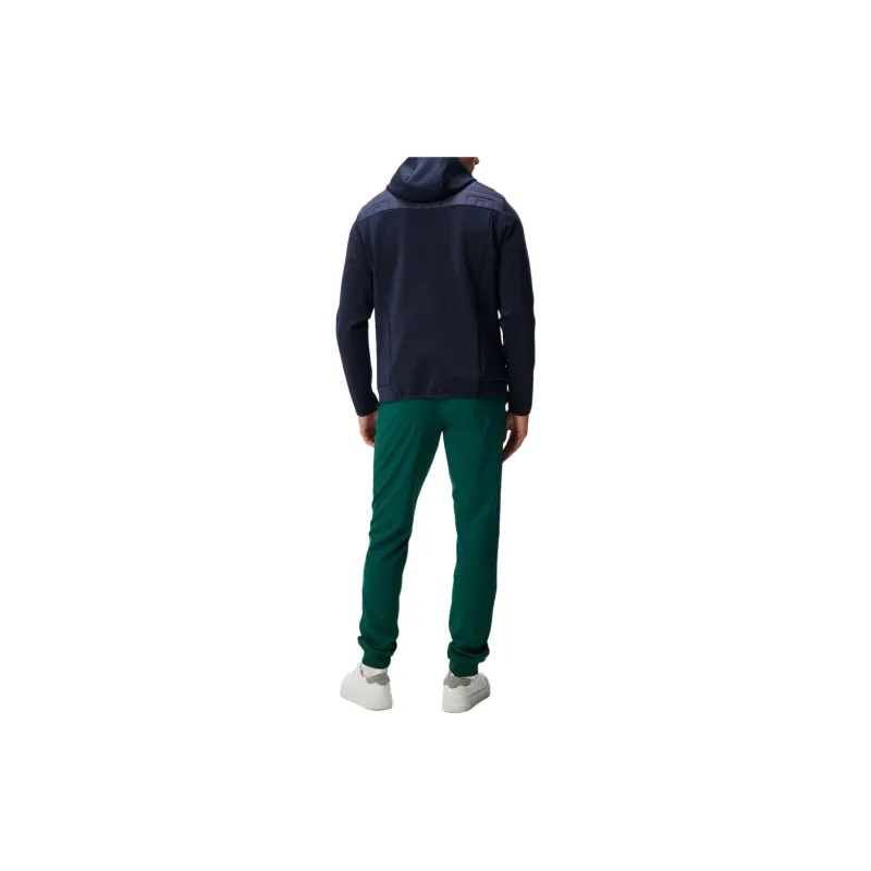 J.Lindeberg Quilt Hybrid Hood Jacket Jackets & Coats Men's Blue-2