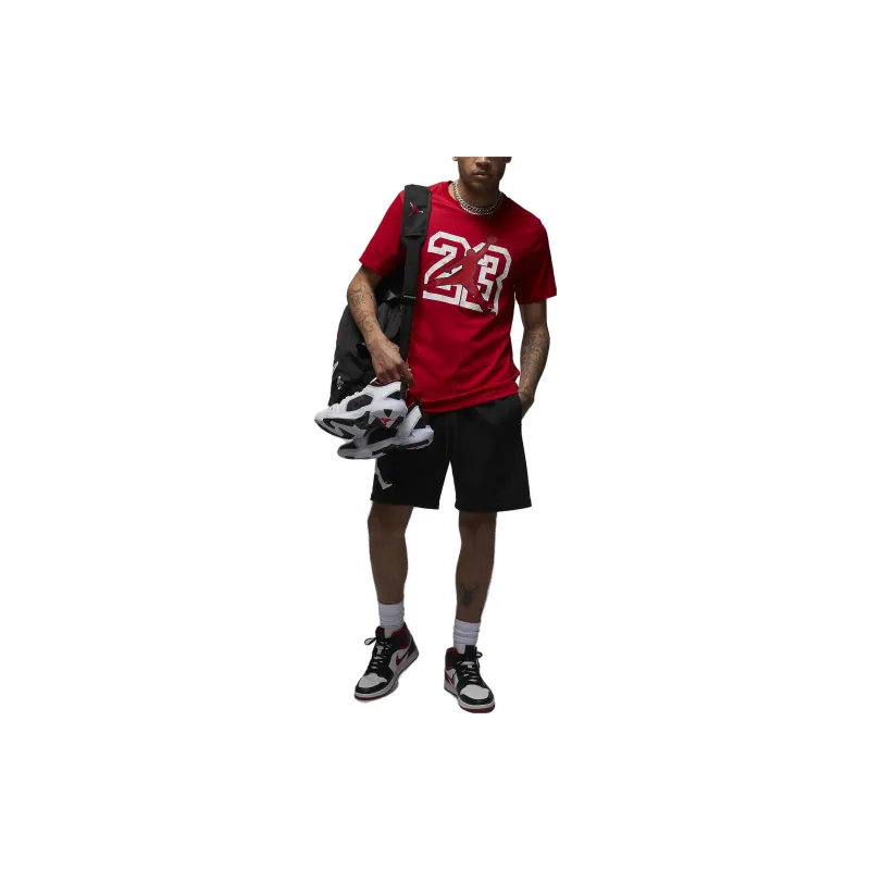 Jordan Flight Essentials T Shirts Men Red-2