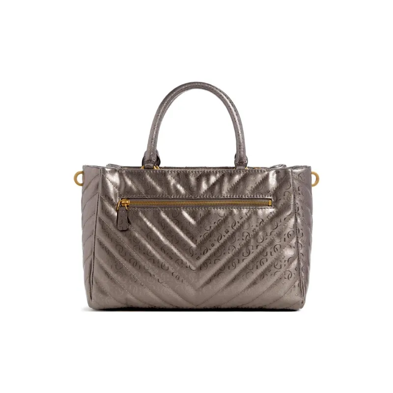 GUESS Artificial Leather Shoulder Bag Crossbody Bag Handbag Women's Metallic-2